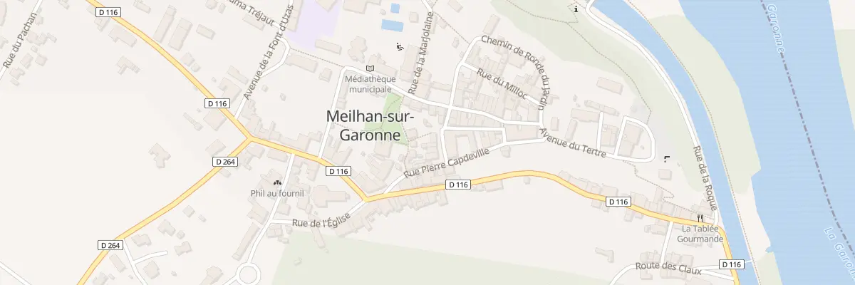 Plan du 5 Rue du Château à Meilhan-sur-Garonne