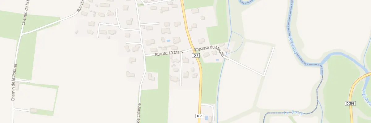 Plan du 1 Rue du 19 Mars à Lagarde