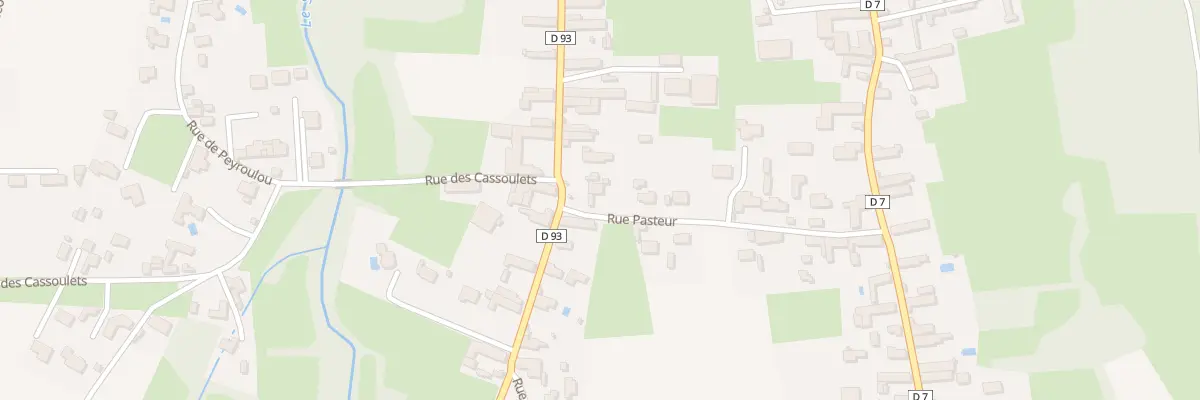 Plan du 5136A Le Bourg à Oursbelille