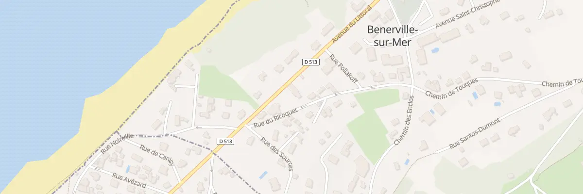 Plan du 22 Rue du Ricoquet à Benerville-sur-Mer