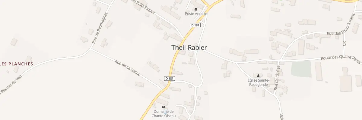 Plan du 2 Rue de la Fontaine à Theil-Rabier