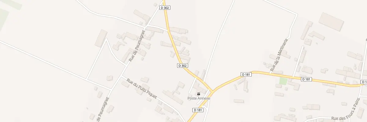Plan du 3 Rue de la Combette à Theil-Rabier