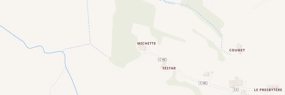 Plan du 5065 Michette à Bouzon-Gellenave