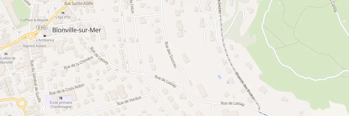 Plan du 21 Che des Enclos à Blonville-sur-Mer