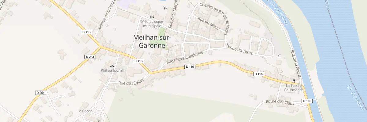 Plan du 4 Rue Pierre Capdeville à Meilhan-sur-Garonne