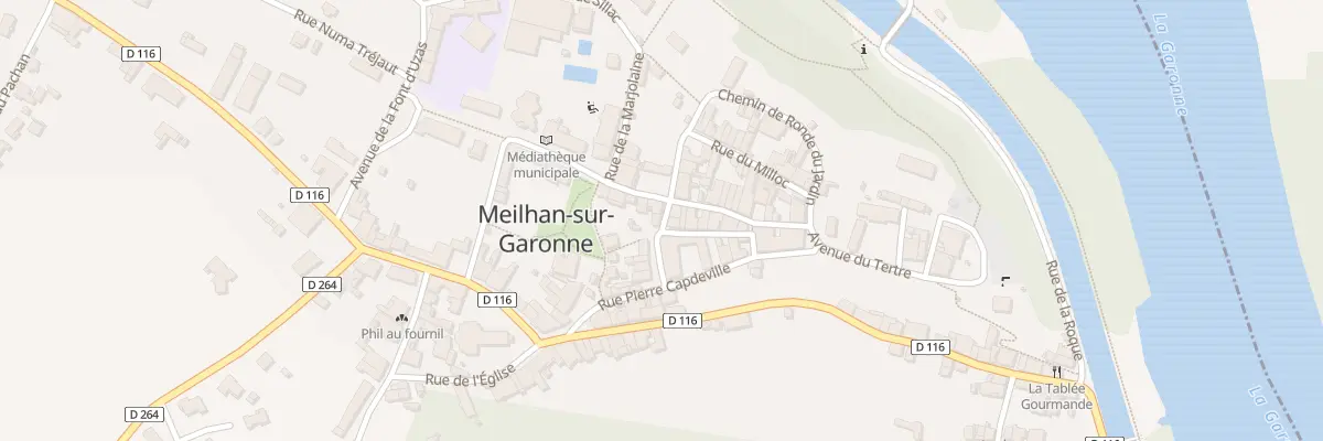 Plan du 7 Rue du Château à Meilhan-sur-Garonne