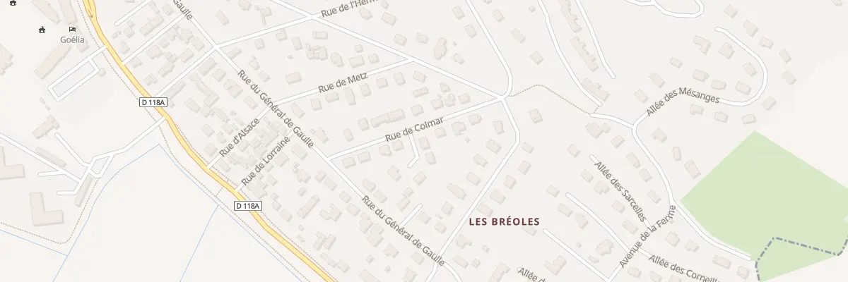 Plan du 1 Imp de Colmar à Blonville-sur-Mer