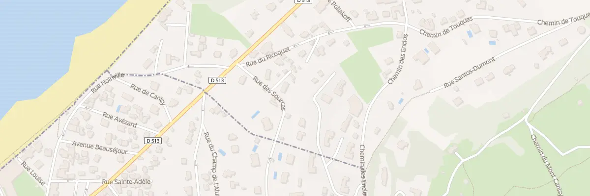 Plan du 6 Rue des Sources à Benerville-sur-Mer