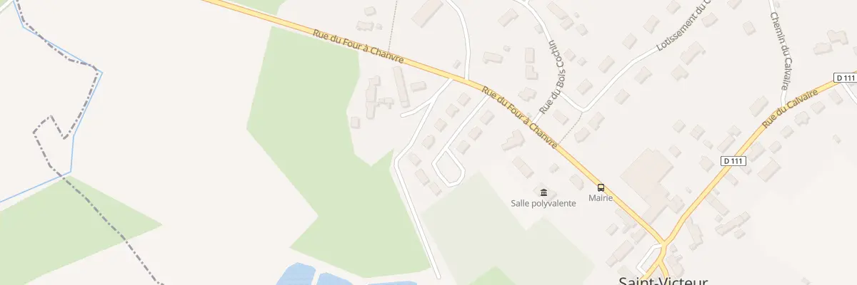 Plan du 8 Lot des Poiriers à Saint-Victeur