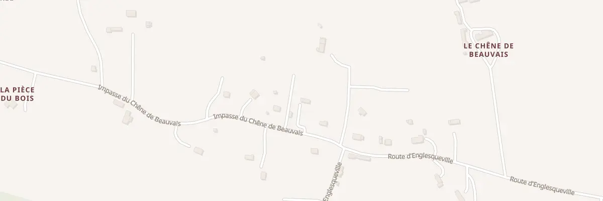 Plan du 4 Imp du Chêne de Beauvais à Cambremer