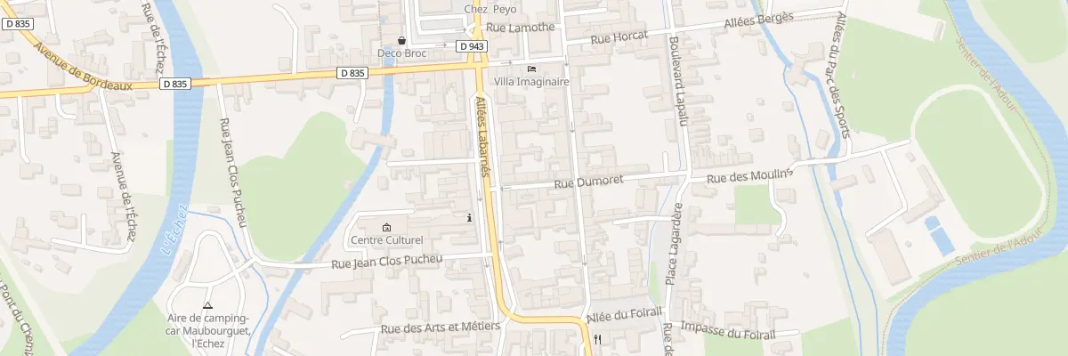 Plan du 31 Rue Dumoret à Maubourguet