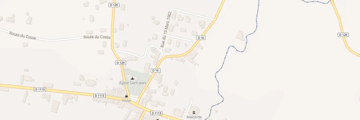 Plan du 192 Rte des Landerron à Mongauzy