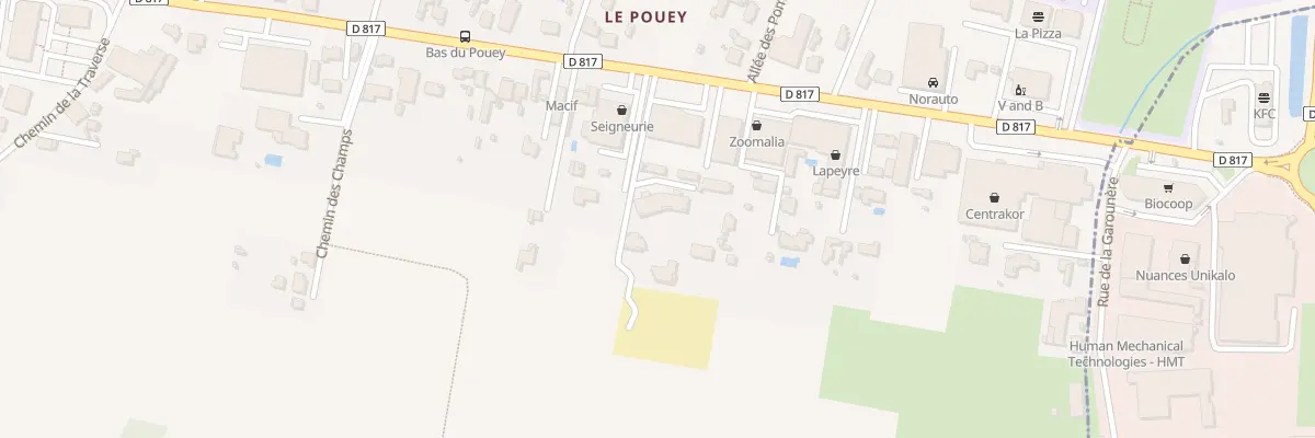 Plan du 40B Av du Pouey à Ibos