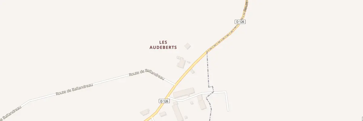 Plan du 8 Les Auduberts à Coutures