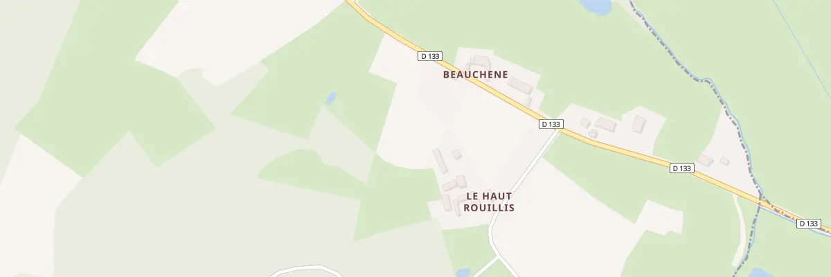 Plan du 3 Le Haut Rouillis à Mézeray