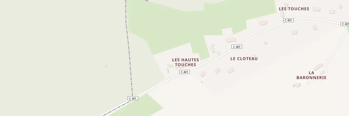 Plan du 26 Rte des Touches à Moitron-sur-Sarthe