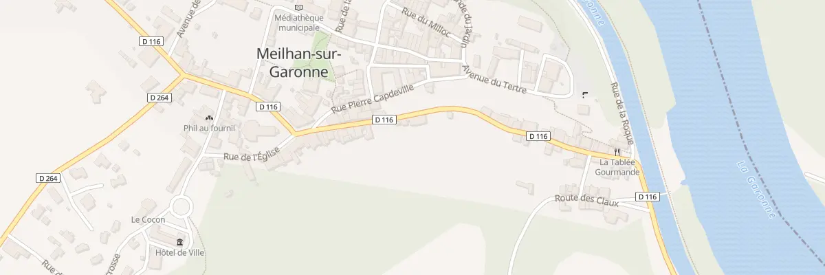 Plan du 22 Rue Edouard Giresse à Meilhan-sur-Garonne