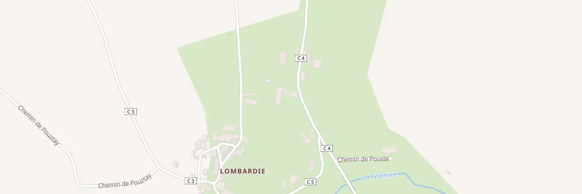 Plan du 5 Rte de Maison Plaisante à Curzay-sur-Vonne