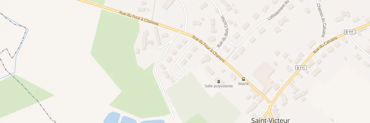 Plan du 5 Lot des Poiriers à Saint-Victeur