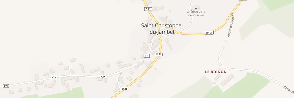 Plan du 8 Rue de la Reine Berthe à Saint-Christophe-du-Jambet