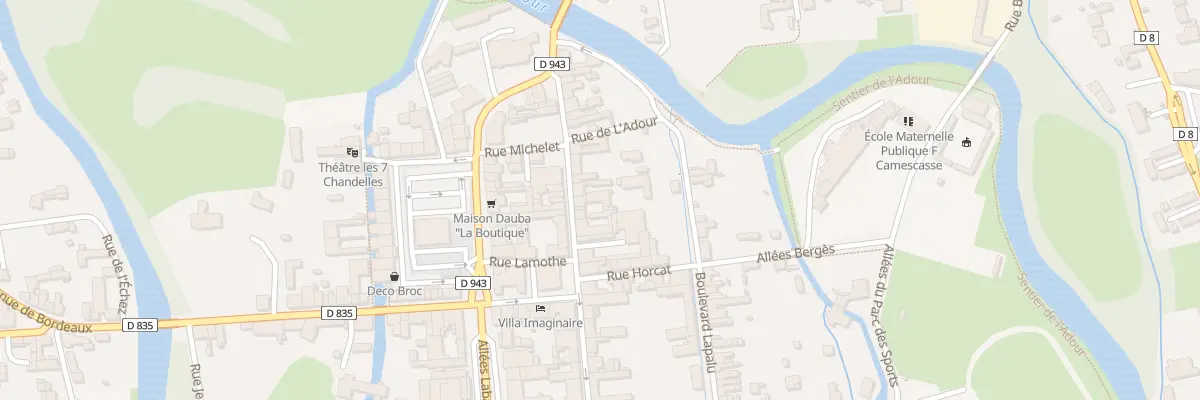 Plan du 5130 Rue Georges Clémenceau à Maubourguet