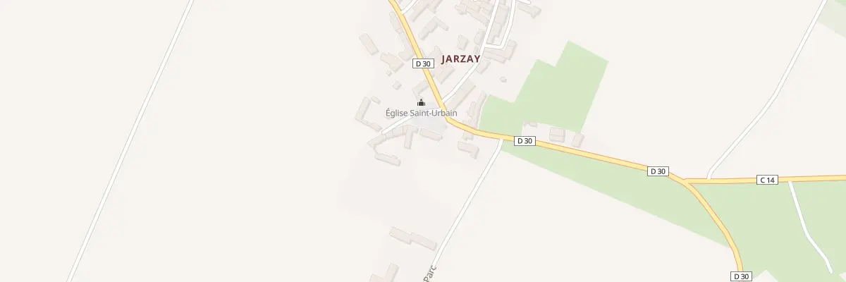 Plan du 1 Pl de l’Eglise à Massognes