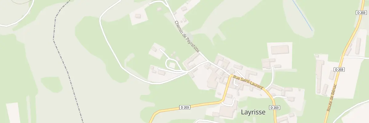 Plan du 2 Imp la Passade à Layrisse