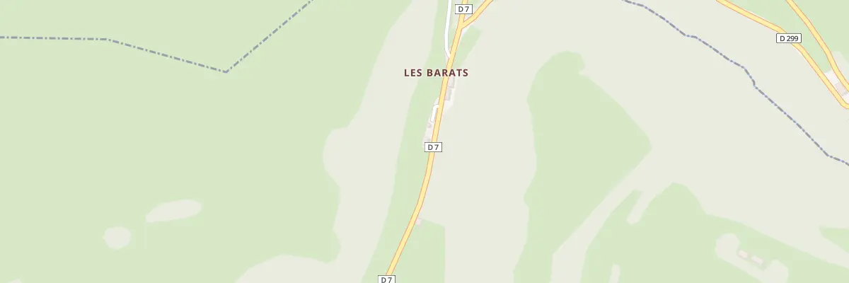 Plan du 5100 Les Barats à Cheust