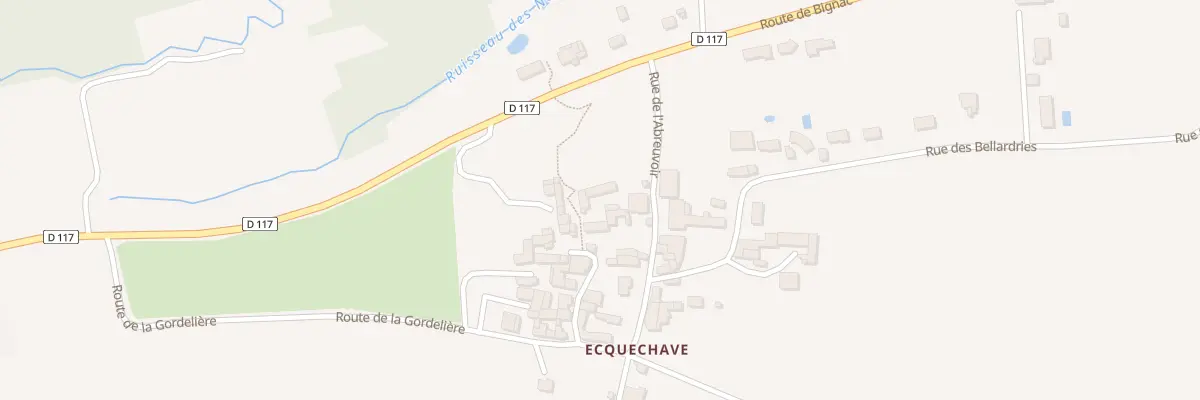 Plan du 5155 Ecquechave à Genac-Bignac