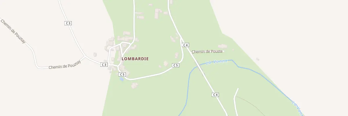 Plan du 5291F Lombardie à Curzay-sur-Vonne