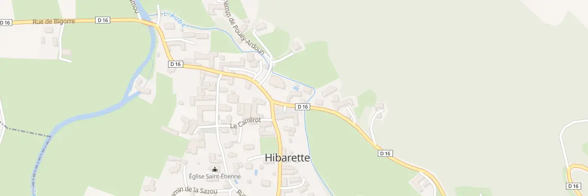 Plan du 5 Rue du Biouès à Hibarette