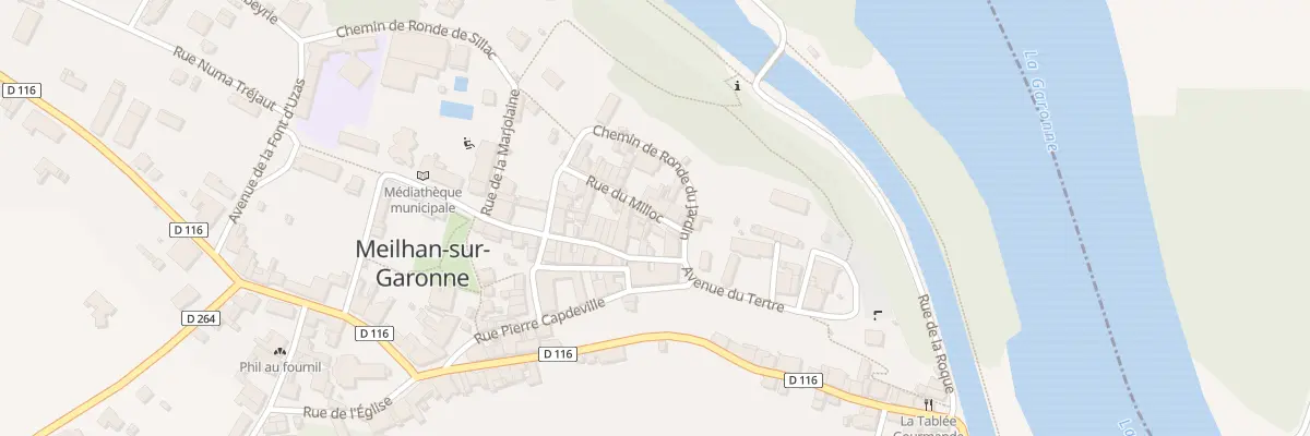 Plan du 8 Rue du Milloc à Meilhan-sur-Garonne