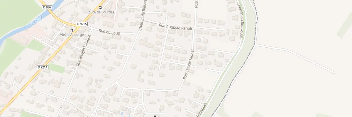 Plan du 1 Rue Paul Cézanne à Juillan