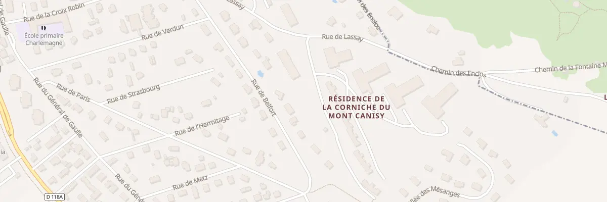 Plan du 5754 Rue de Lassay à Blonville-sur-Mer