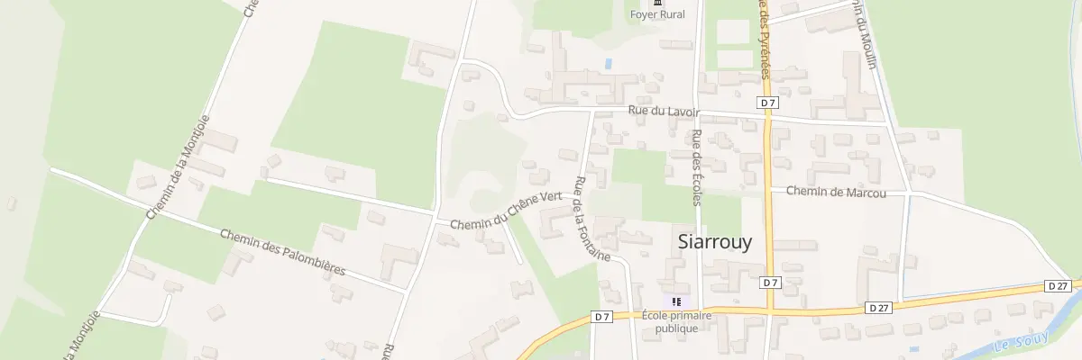 Plan du 4 Che du Chêne Vert à Siarrouy