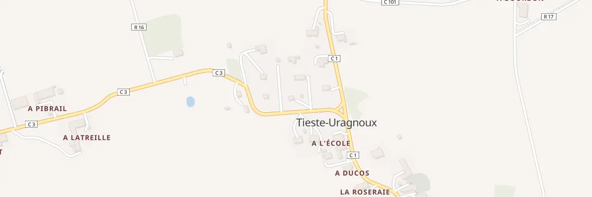 Plan du 5799 A Bouzigot à Tieste-Uragnoux