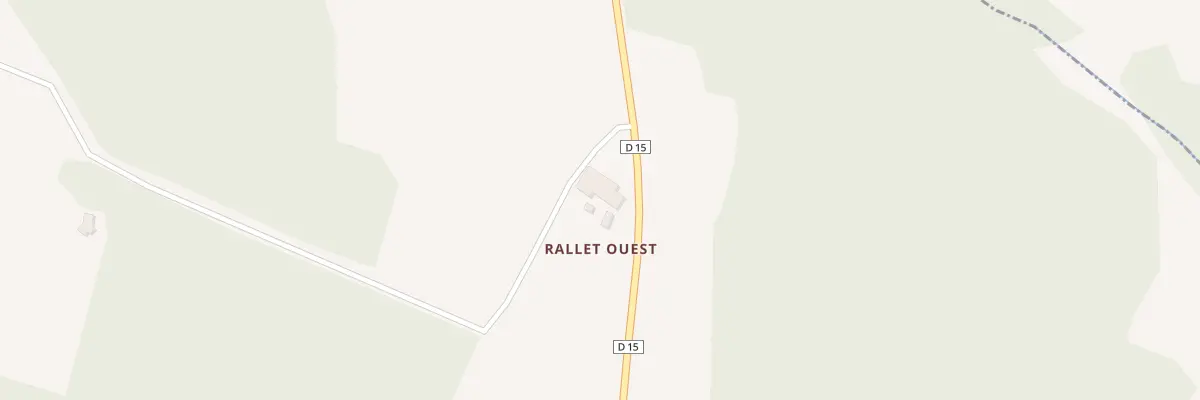 Plan du 1 Rallet Ouest à Listrac-de-Durèze