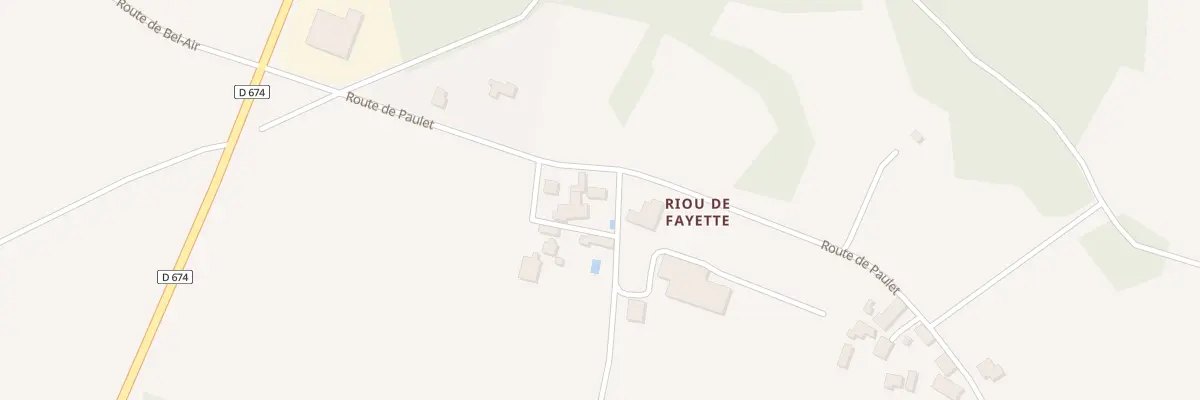 Plan du 140 Fayette à Parcoul-Chenaud