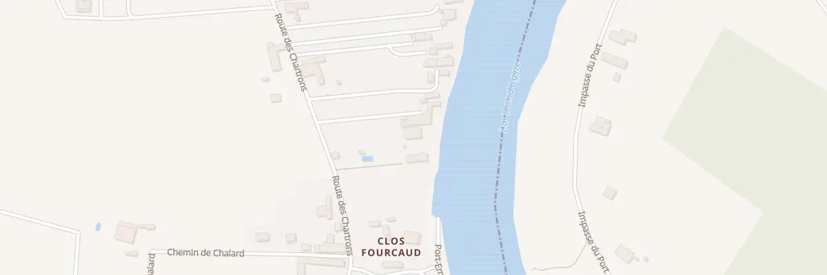 Plan du 382 Rte des Chartrons à Flaujagues