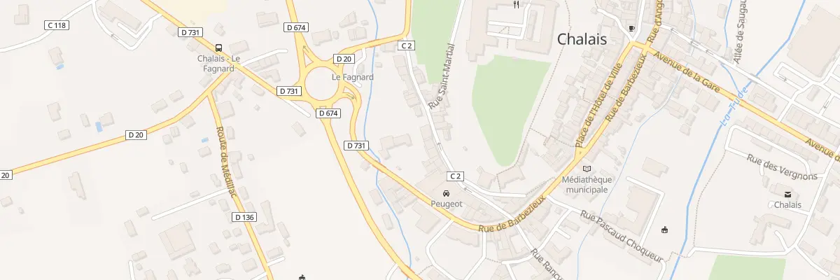 Plan du 17 Rue Alfred de Vigny à Chalais