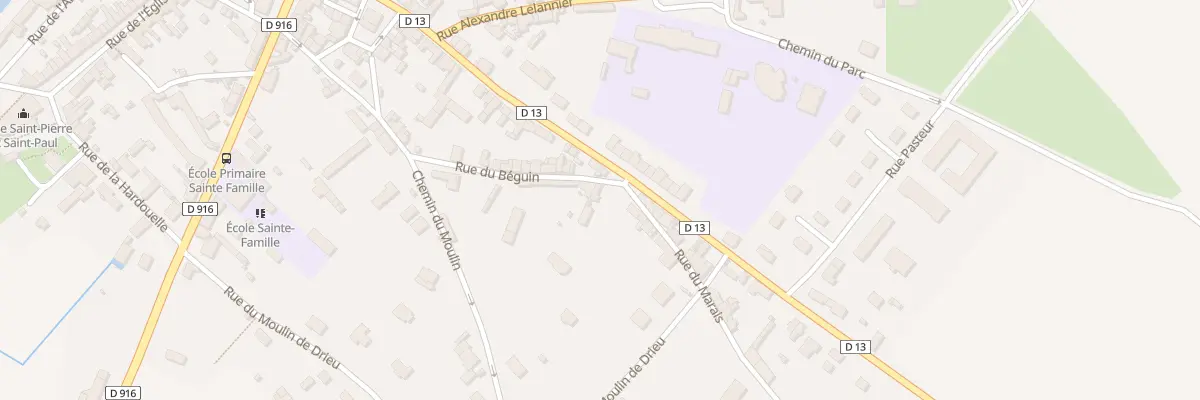 Plan du 6B Rue Béguin à Trun