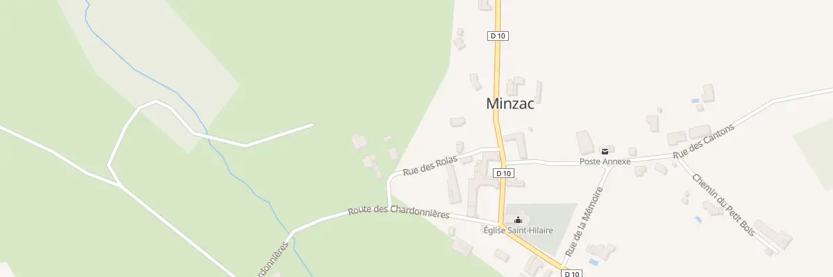 Plan du 112 Rue des Roias à Minzac