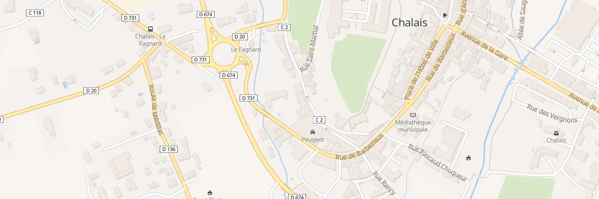 Plan du 15 Rue Alfred de Vigny à Chalais
