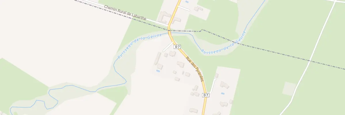 Plan du 43 Rue des Pyrénées à Siarrouy