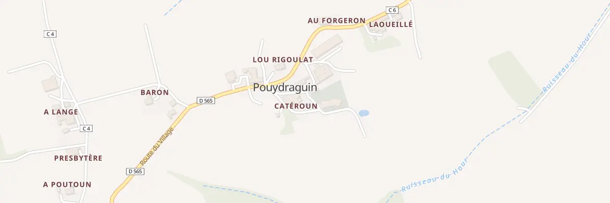 Plan du 5005 Chem de l’ Eglise à Pouydraguin