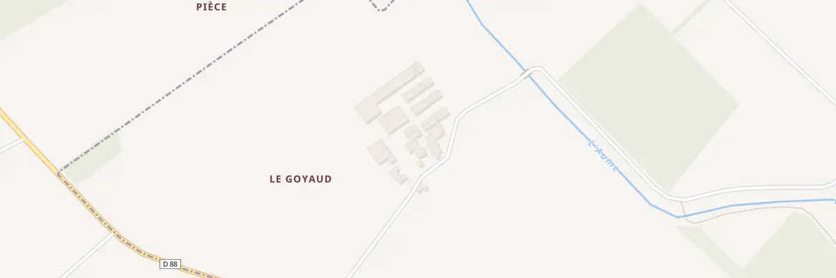 Plan du 2 Le Goyaud à Ambérac