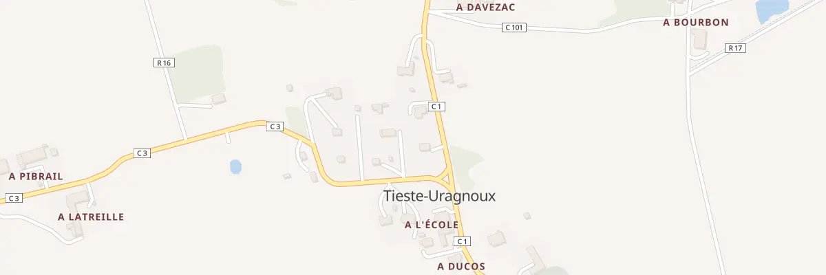 Plan du 5800 A Bouzigot à Tieste-Uragnoux