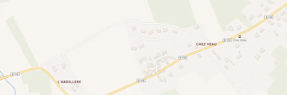 Plan du 11 Chez Veau à Asnières-sur-Nouère