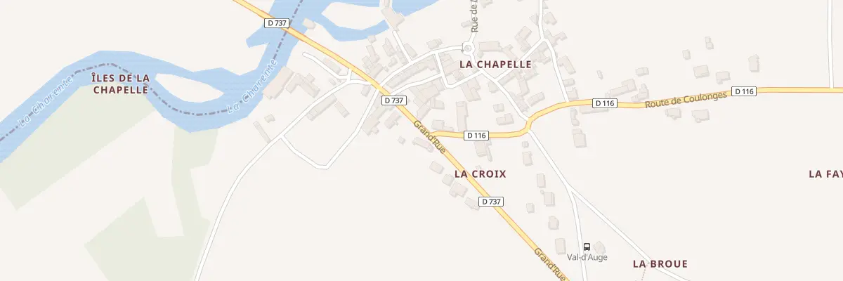 Plan du 5005 Le Bourg à La Chapelle