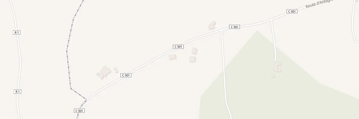 Plan du 1065 Rte d’Antagnac à Guérin